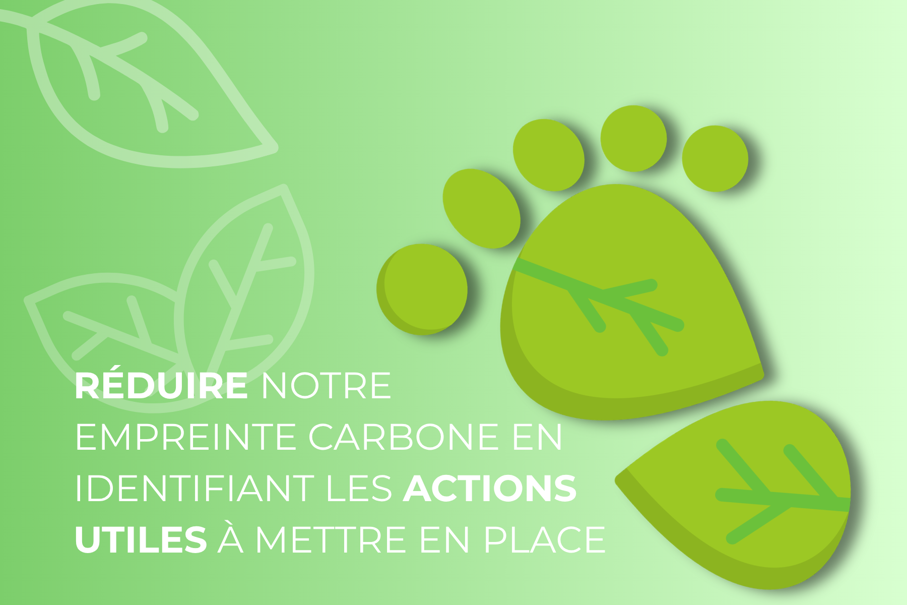 actions réduire empreinte carbone